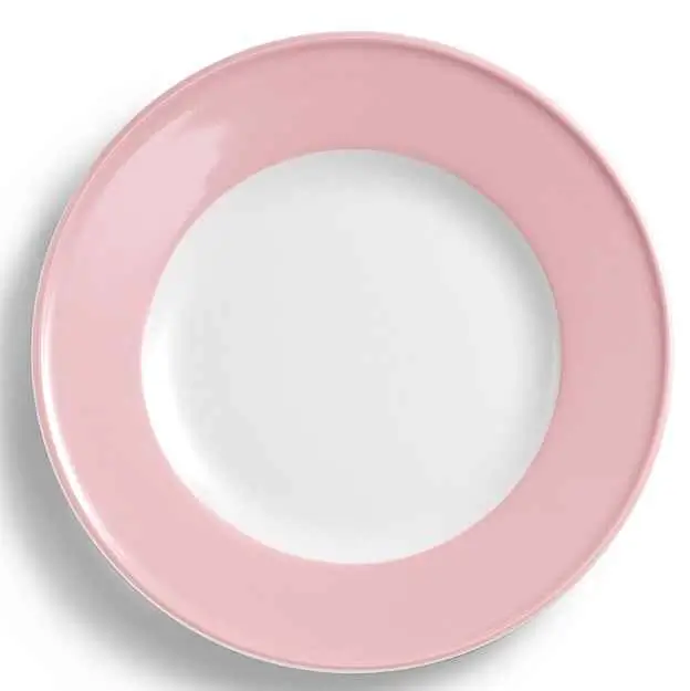 Dibbern Teller flach 28 cm Fahne ZARTROSA Bild