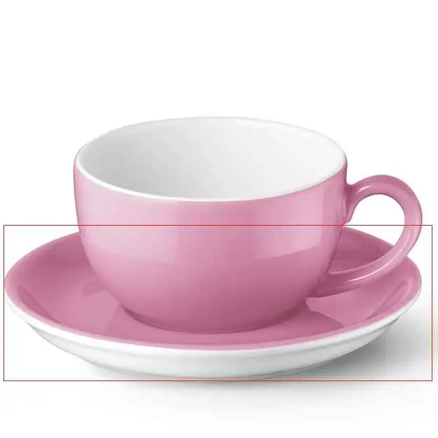 Kaffee Untertasse ZARTROSA