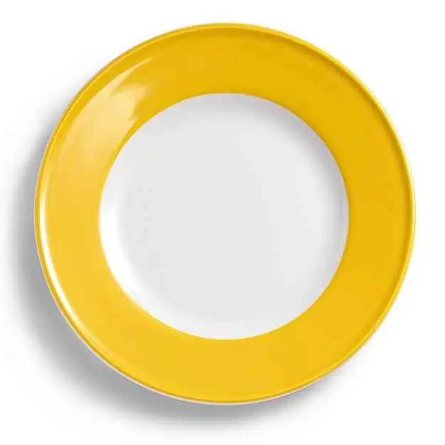 Dibbern Teller flach 26 cm Fahne SONNENGELB Bild