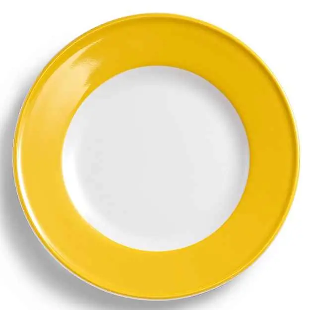 Dibbern Teller flach 28 cm Fahne SONNENGELB Bild