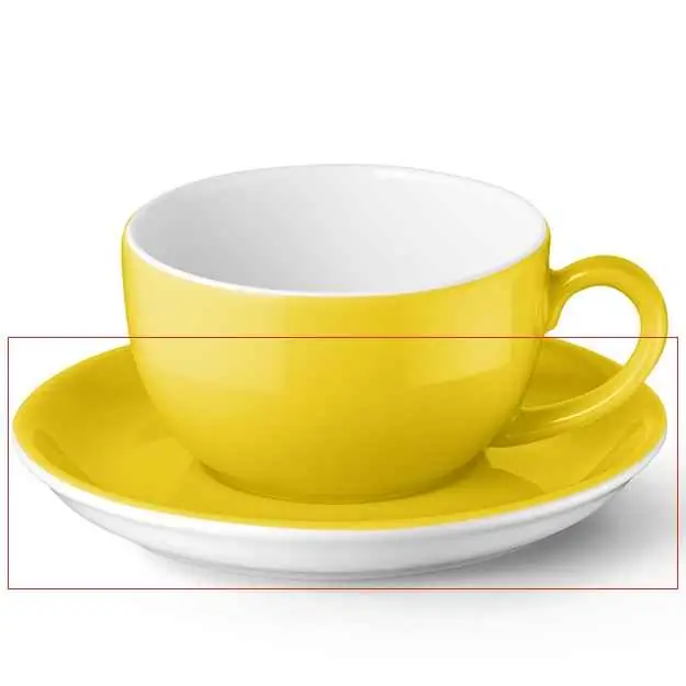 Dibbern Kaffee Untertasse SONNENGELB Bild