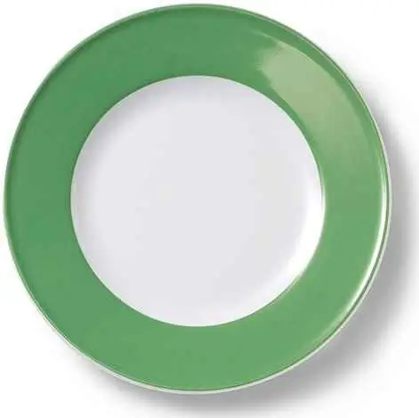 Dibbern Teller flach 21 cm Fahne APFELGRÜN Bild