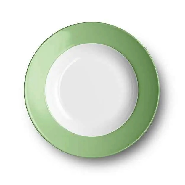 Dibbern Suppenteller 23 cm Fahne APFELGRÜN Bild