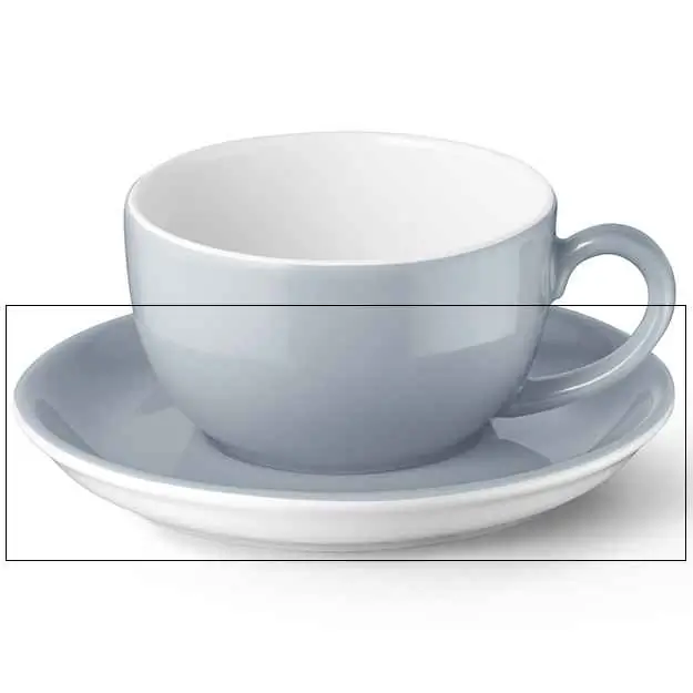 Kaffee Untertasse GRAU