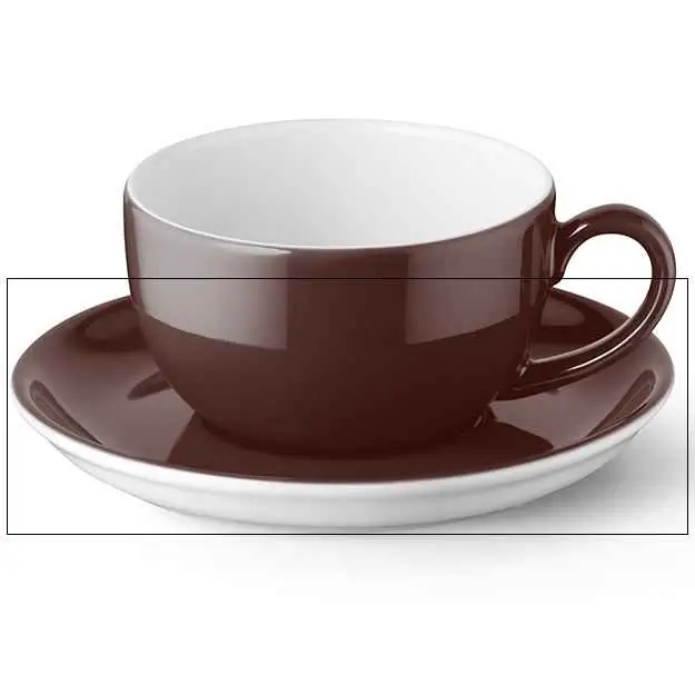 Kaffee Untertasse KAFFEEBRAUN