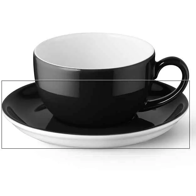 Kaffee Untertasse SCHWARZ