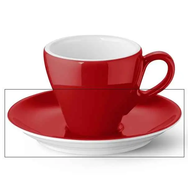 Dibbern Espresso Untere Classico rot Bild