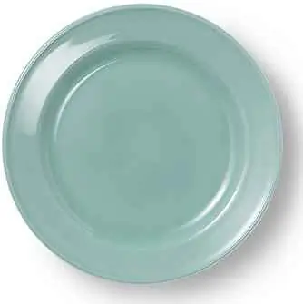 Dibbern Teller flach 19 cm VOLLDEKOR TÜRKIS Bild