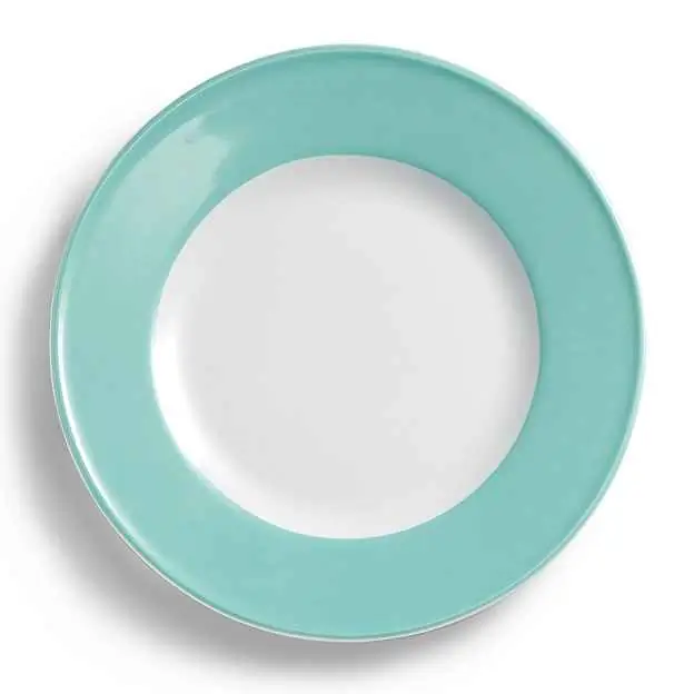 4044441313059 - Teller flach 26 cm Fahne TÜRKIS