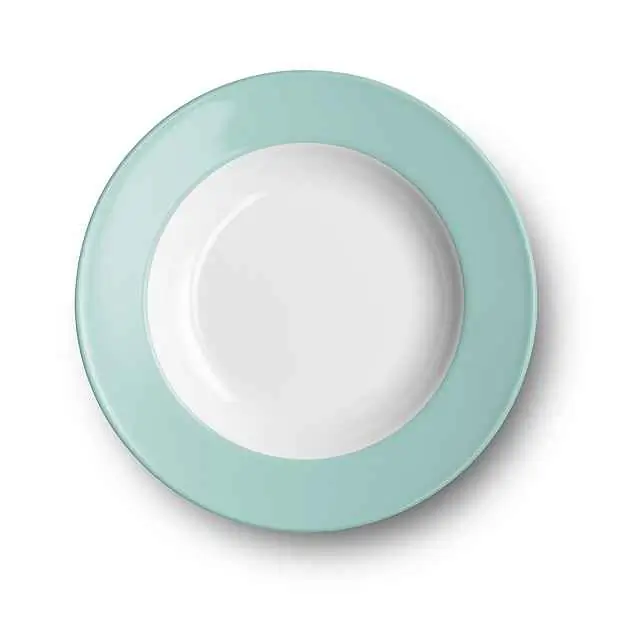 Dibbern Suppenteller 23 cm Fahne TÜRKIS Bild