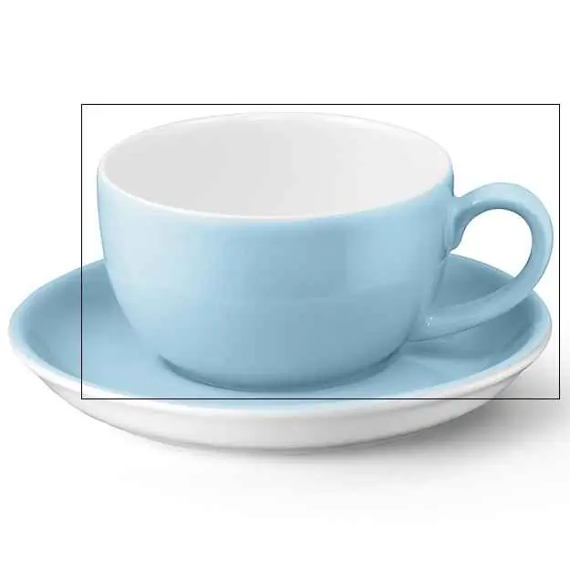 Dibbern Kaffee Obertasse 0,25 L HELLBLAU Bild