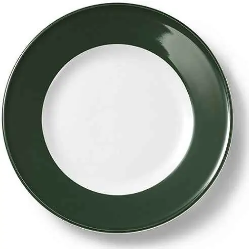 Dibbern Teller flach 21 cm Fahne RUSSISCHGRÜN Bild