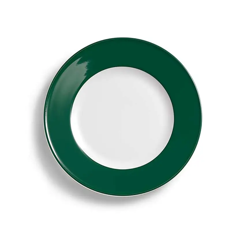Dibbern Teller flach 19 cm Fahne TANNENGRÜN Bild