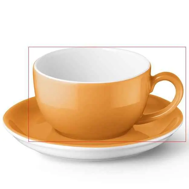 Dibbern Kaffee Obertasse 0,25 L ORANGE Bild