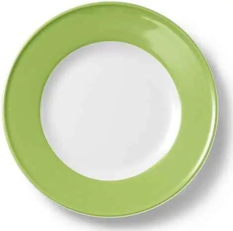 Dibbern Teller flach 21 cm Fahne MAIGRÜN Bild
