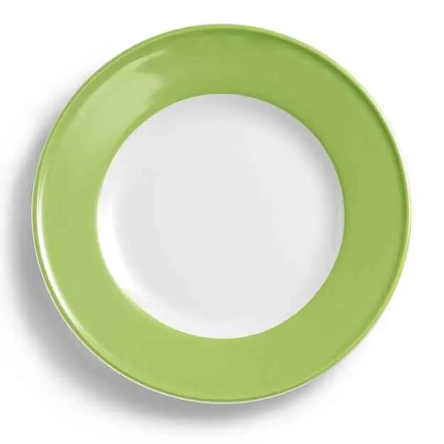Dibbern Teller flach 26 cm Fahne MAIGRÜN Bild