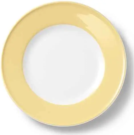 Dibbern Teller flach 21 cm Fahne VANILLE Bild