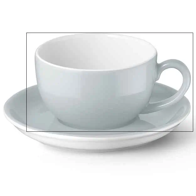 Dibbern Kaffee Obertasse 0,25 L LICHTGRAU Bild