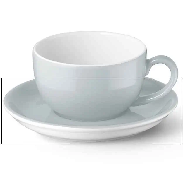 Dibbern Kaffee Untertasse LICHTGRAU Bild