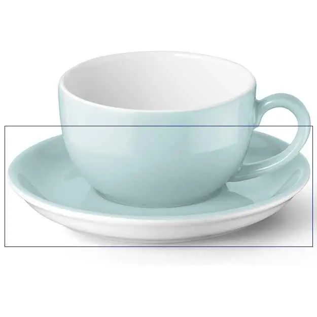 Dibbern Kaffee Untertasse EISBLAU Bild