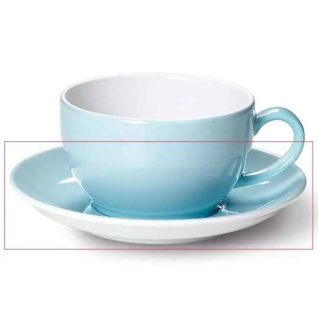 Dibbern Cappuccino Untere EISBLAU Bild