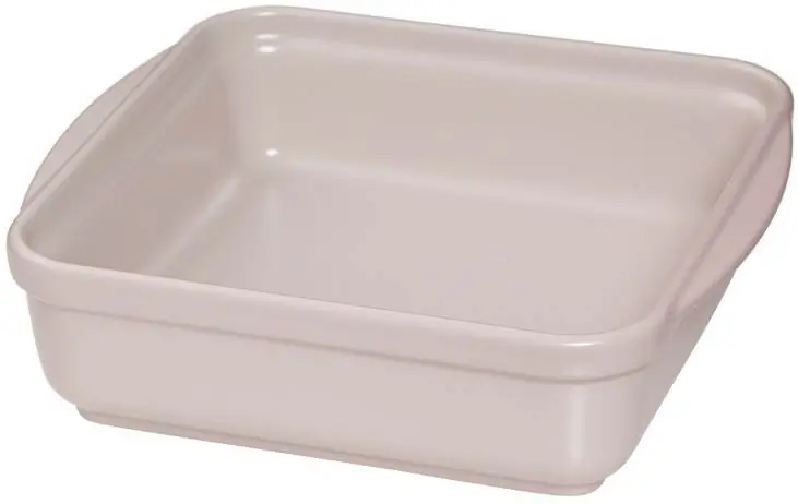 Auflaufform Chalet quadratisch creme 24x24 cm