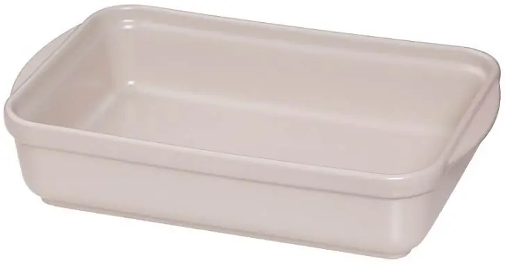 Auflaufform Chalet rechteckig creme 25x17 cm