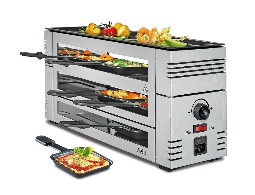 Spring Pizza Raclette 6 silber Bild