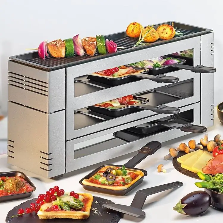 Spring Pizza Raclette 6 silber Bild 2