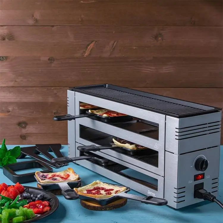 Spring Pizza Raclette 6 silber Bild 2