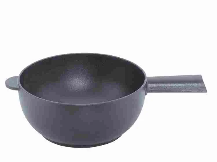 Spring Fondue Garnitur Saas-Fee emailliert matt schwarz Bild 2