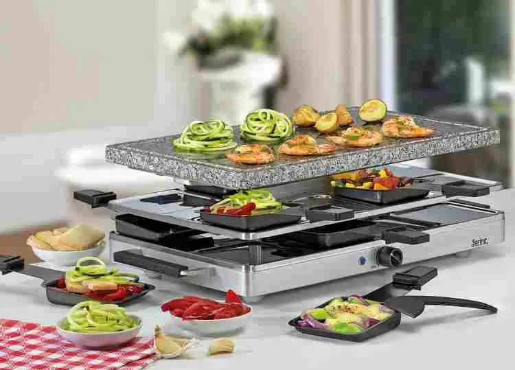 Spring Raclette Raclette8 classic mit Granitsteinplatte Bild 2