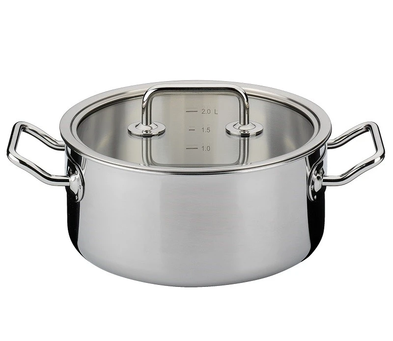 Spring Bratentopf mit Glasdeckel Brigade Basic 20 cm Bild