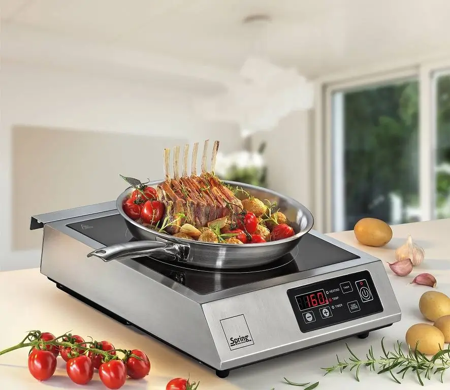 Spring Induktionsgerät Induktion Basic Edelstahl 3500W Bild 2