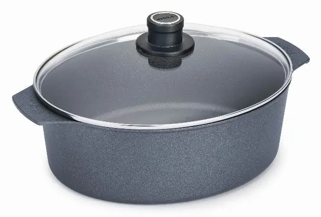 Bräter WOLL MADE IN GERMANY Diamond Lite schwarz B26cm H11cm L31cm Töpfe 6 Liter Induktion Made in Germany