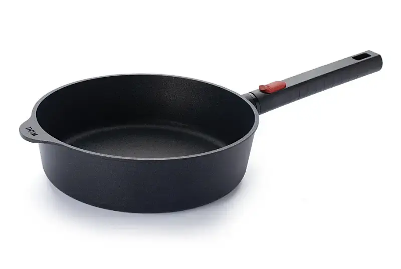 Woll Eco Logic Induktion Guss-Hochrandpfanne abnehmbarer Stiel 24 cm Bild 2