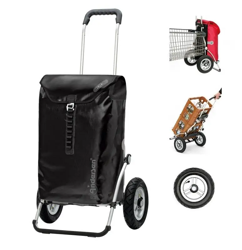 Royal Shopper Ortlieb Einkaufstrolley 65 cm schwarz