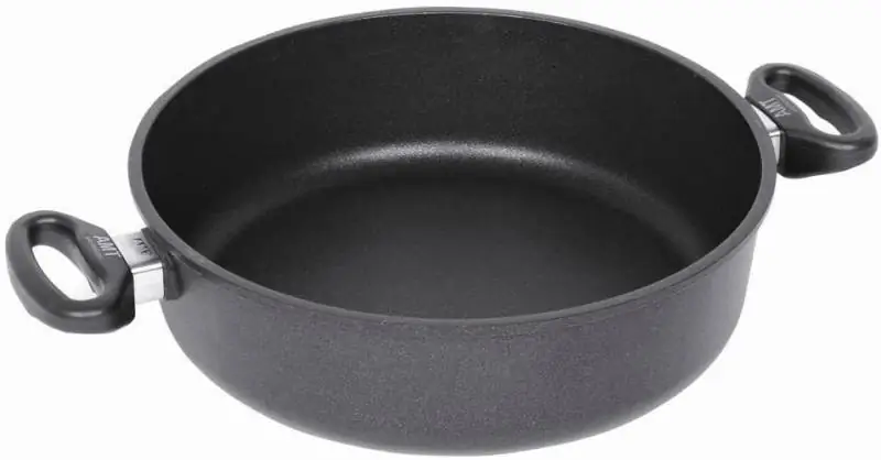 Schmortopf mit 2 Griffen hoch Induktion 28-8 cm