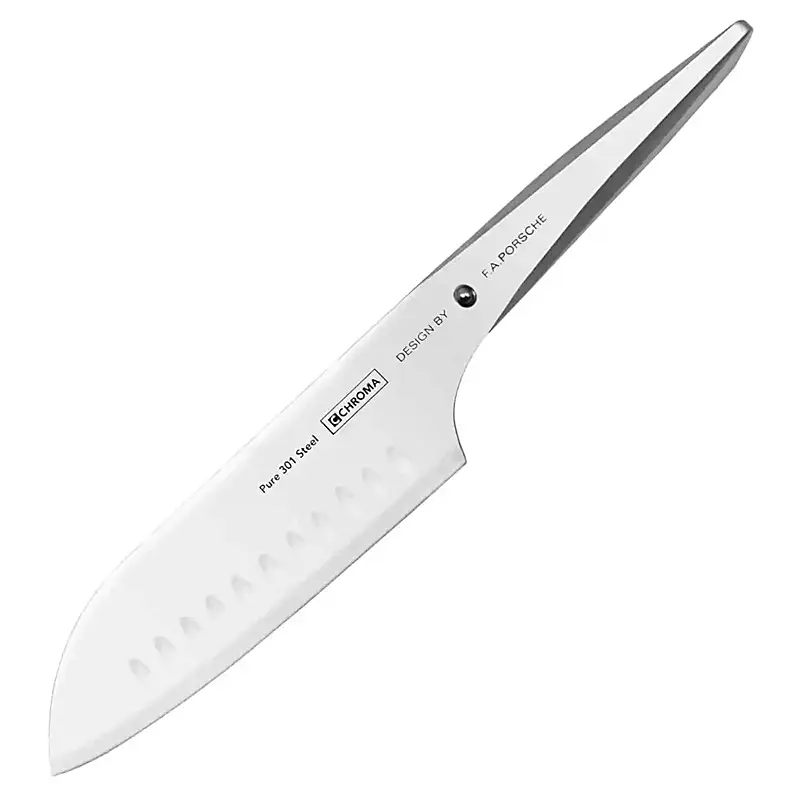 Chroma Cutlery Type 301 Santoku mit Kulle 18 cm Design FA Porsche Bild