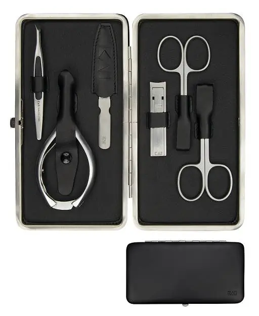 KAI Nagelpflege Set 6 tlg im Stahlrahmen Etui Bild