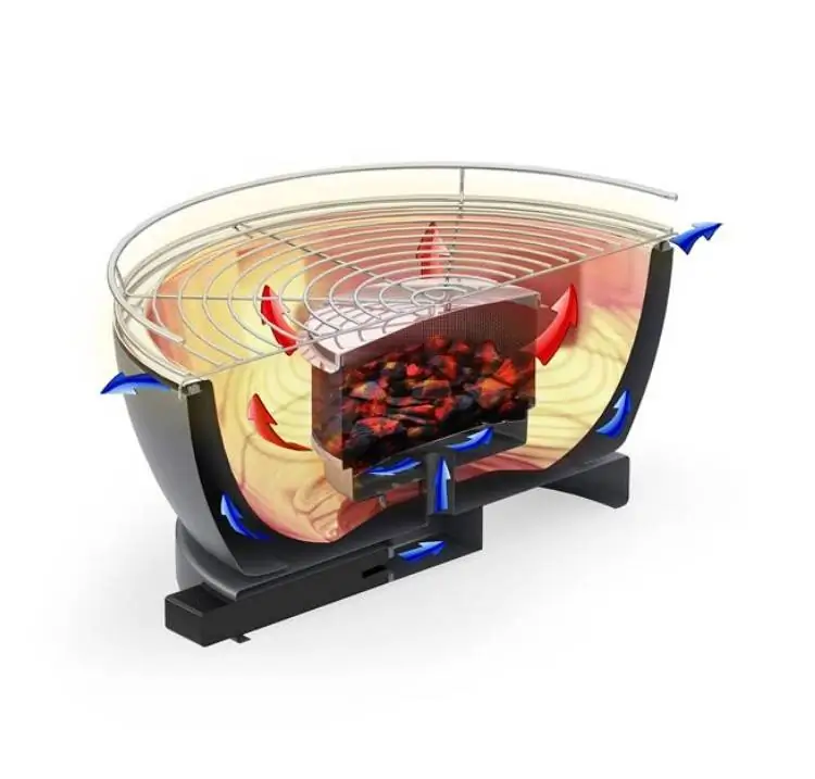 Feuerdesign Tischgrill Vesuvio anthrazit Bild 2