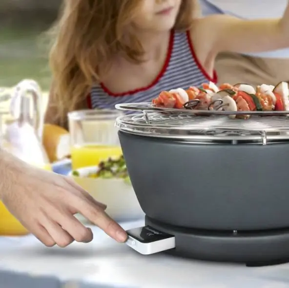 Feuerdesign Tischgrill Vesuvio anthrazit Bild 2