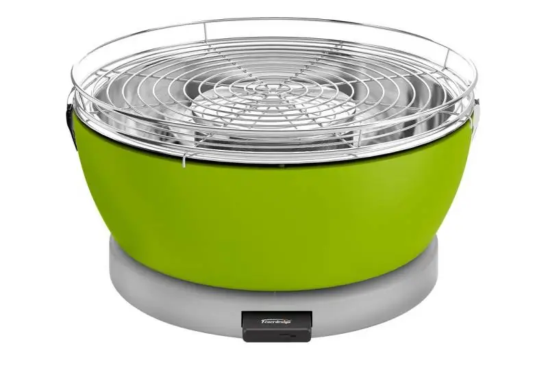 Feuerdesign Tischgrill Vesuvio grün Bild