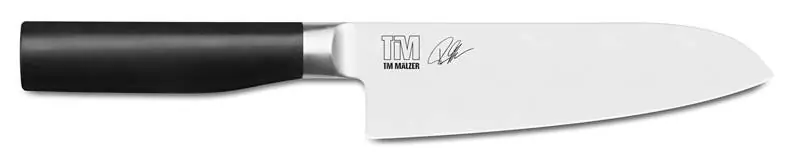 Kai Tim Mälzer Kamagata Santokumesser 18 cm beidseitig geschliffen japanischer Stahl