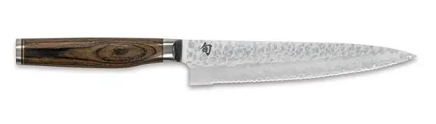 Allzweckmesser mit Wellenschliff Shun Premier Tim Mälzer Edition 16,5 cm