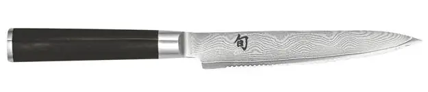kai Messer Stahl Holz KAI DM722 Schwarz Silber