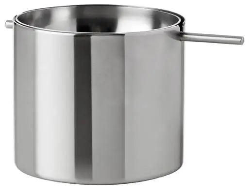 5709846000117 - Stelton A s - Stelton aj Aschenbecher 75 cm Designer Zylinderform Edelstahl aj Cylinder Line 09-1