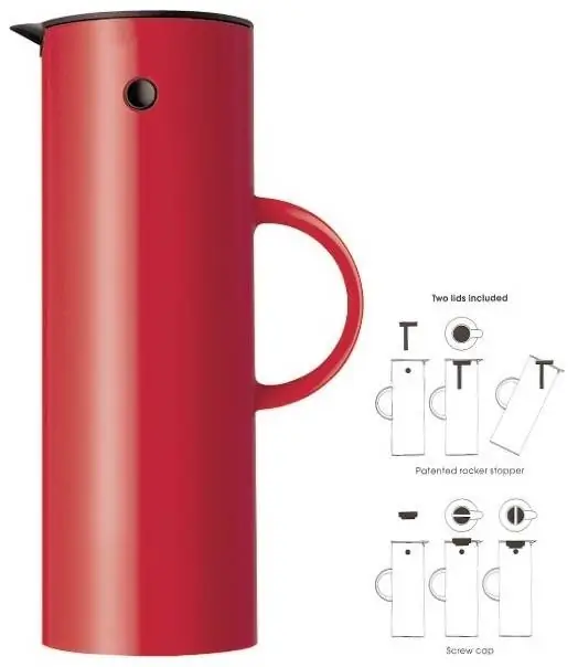 Stelton Isolierkanne EM77 tomate Bild