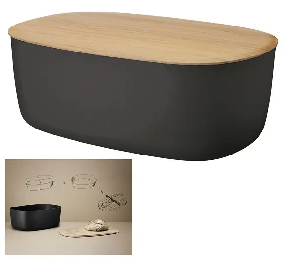 RigTig Box-it Brotkasten schwarz Bild