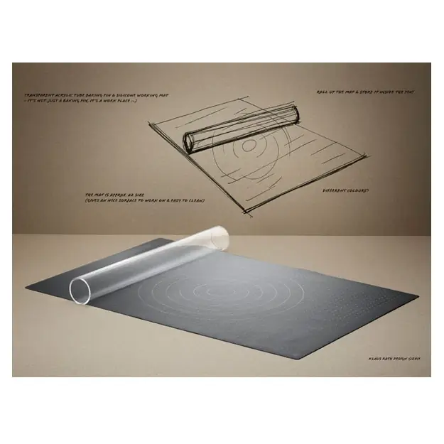 RigTig Teigrolle mit Unterlage Bild